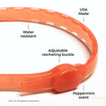 Load image into Gallery viewer, Natural Flea, Tick &amp; Mosquito Repellent Large Dog Collar, Peppermint
