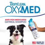 Load image into Gallery viewer, TropiClean OxyMed Medicated Anti-Itch Dog Shampoo, 20-fl oz bottle
