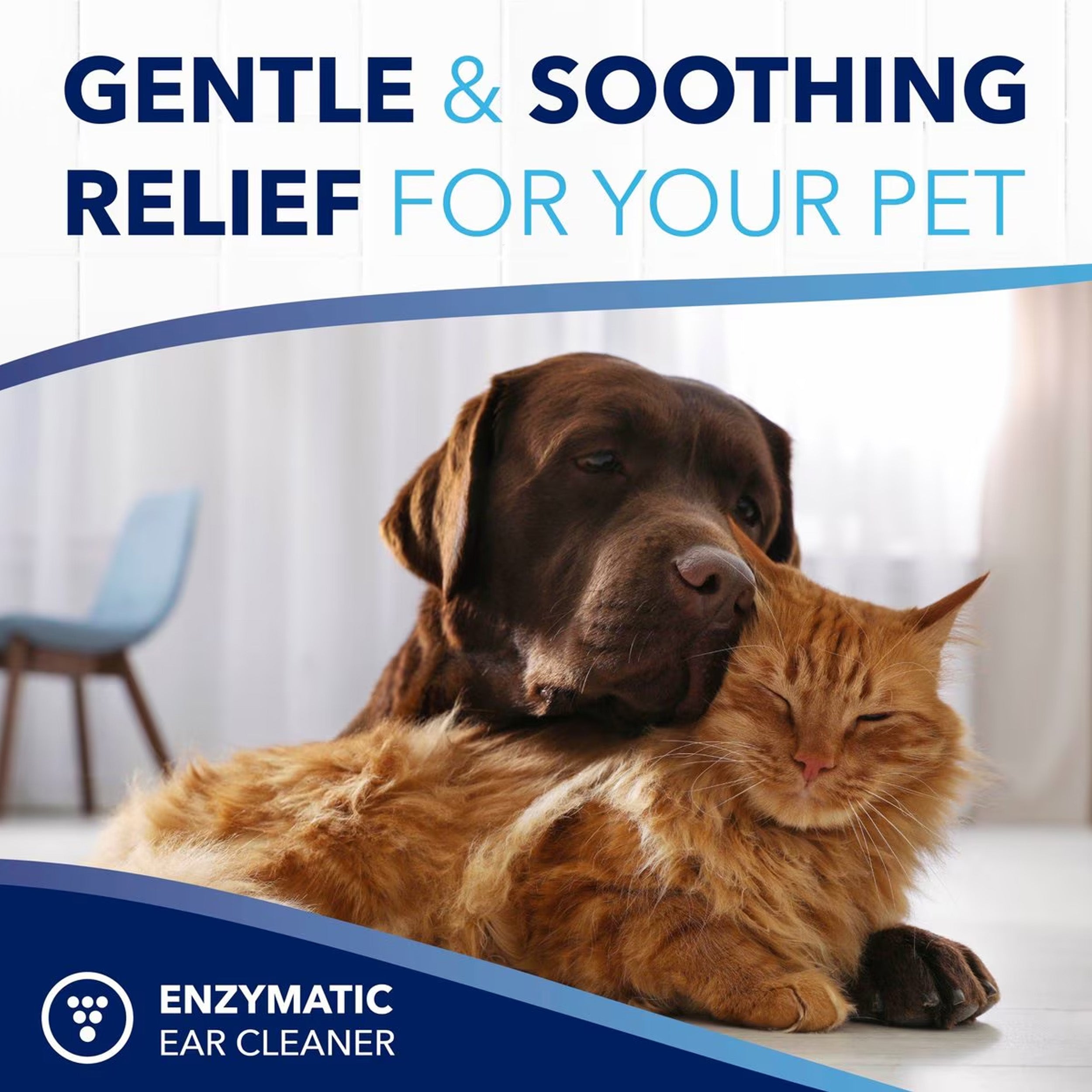 TropiClean OxyMed Enzymatic Dog & Cat Ear Cleaner, 4-fl oz