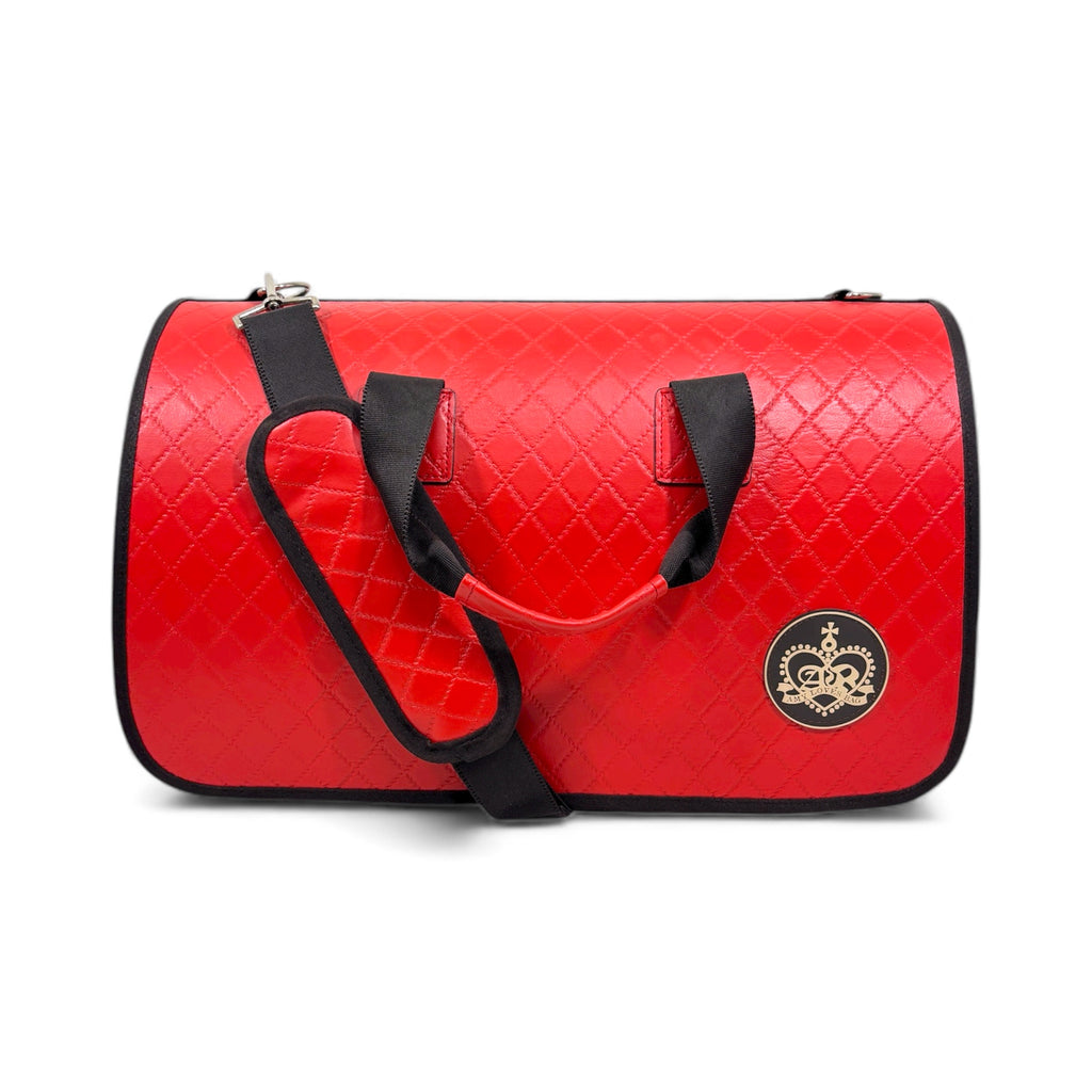 AmyLovesBags Rose Red & Burnt Umber Carrier for Cats and Small Dogs