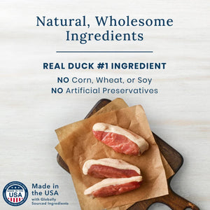 Blue Buffalo True Chews Premium Jerky Cuts Natural Chicken & Duck Dog Treats, 22OZ Bag
