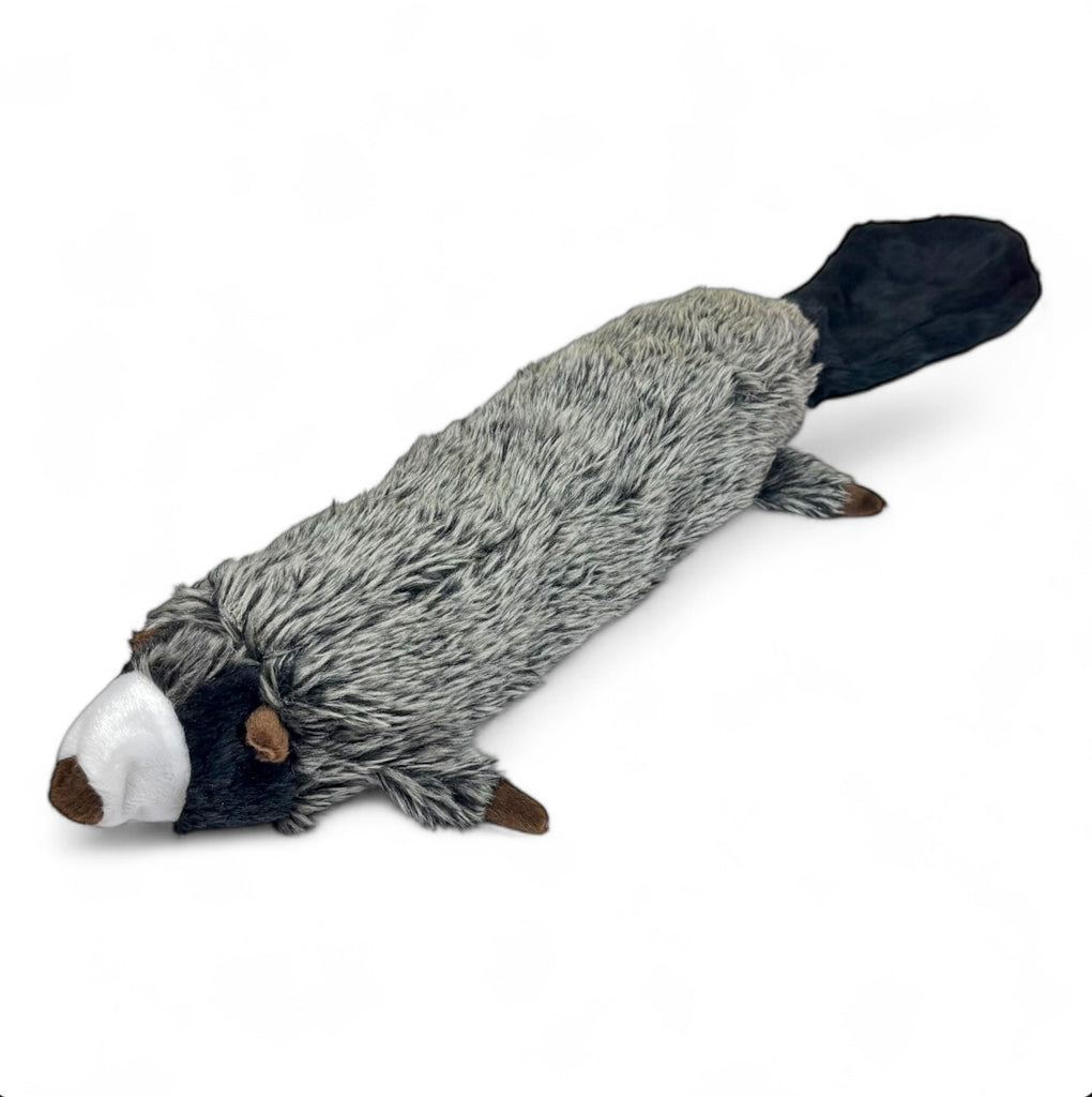 Raccoon Plush Dog Toy
