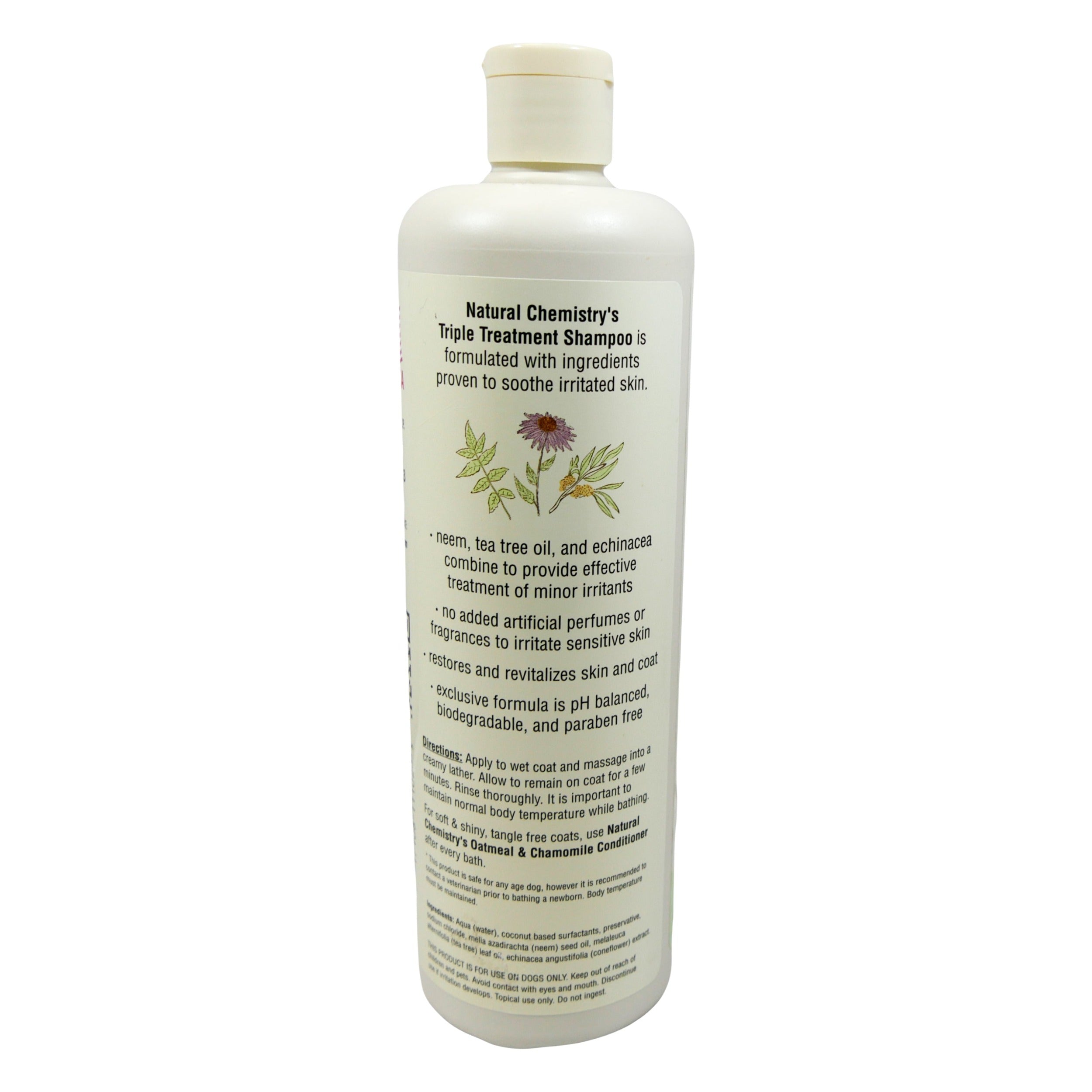 Natural Chemistry Natural Triple Treatment Shampoo 16Oz