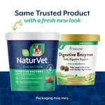 Load image into Gallery viewer, NaturVet Digestive Enzymes Bacon &amp; Chicken Flavored Soft Chews Supplement for Dogs, 70 count
