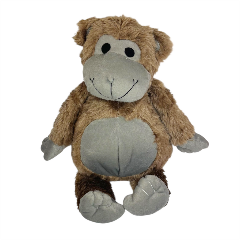 Plush Grunting Monkey Dog Toy