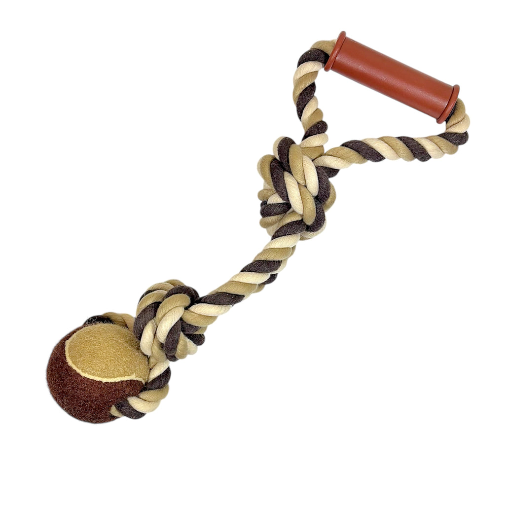Dog Rope Tug Toy with Ball
