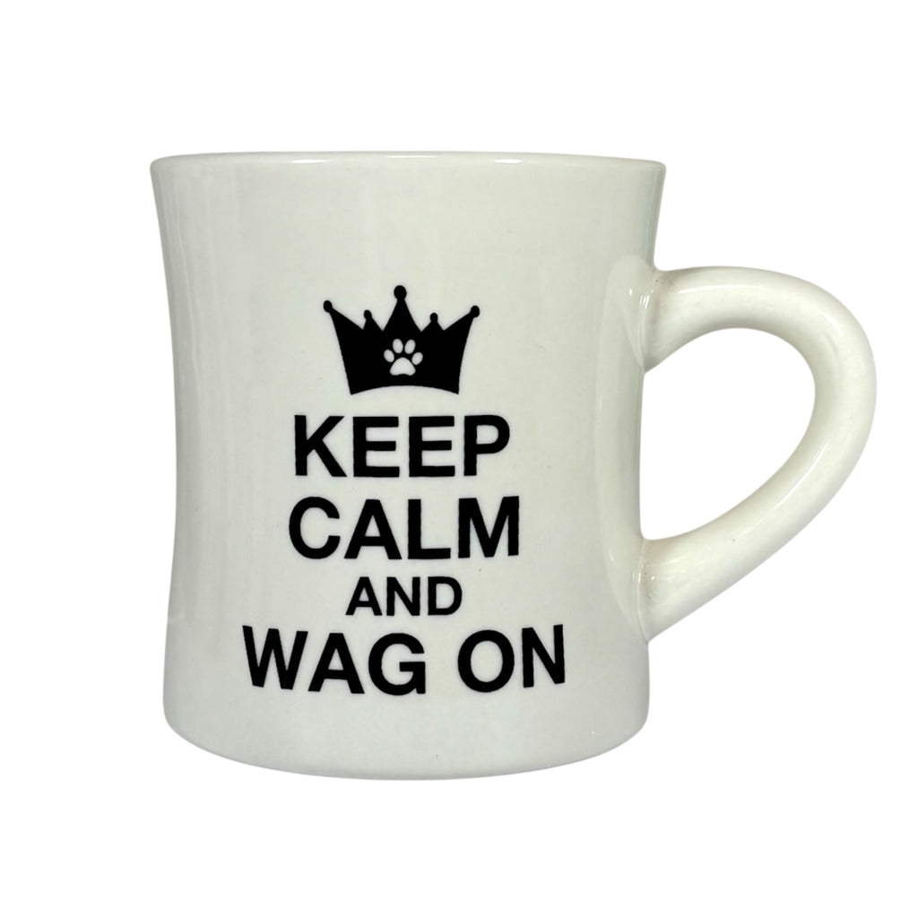 Diner Mug - Keep Calm And Wag On