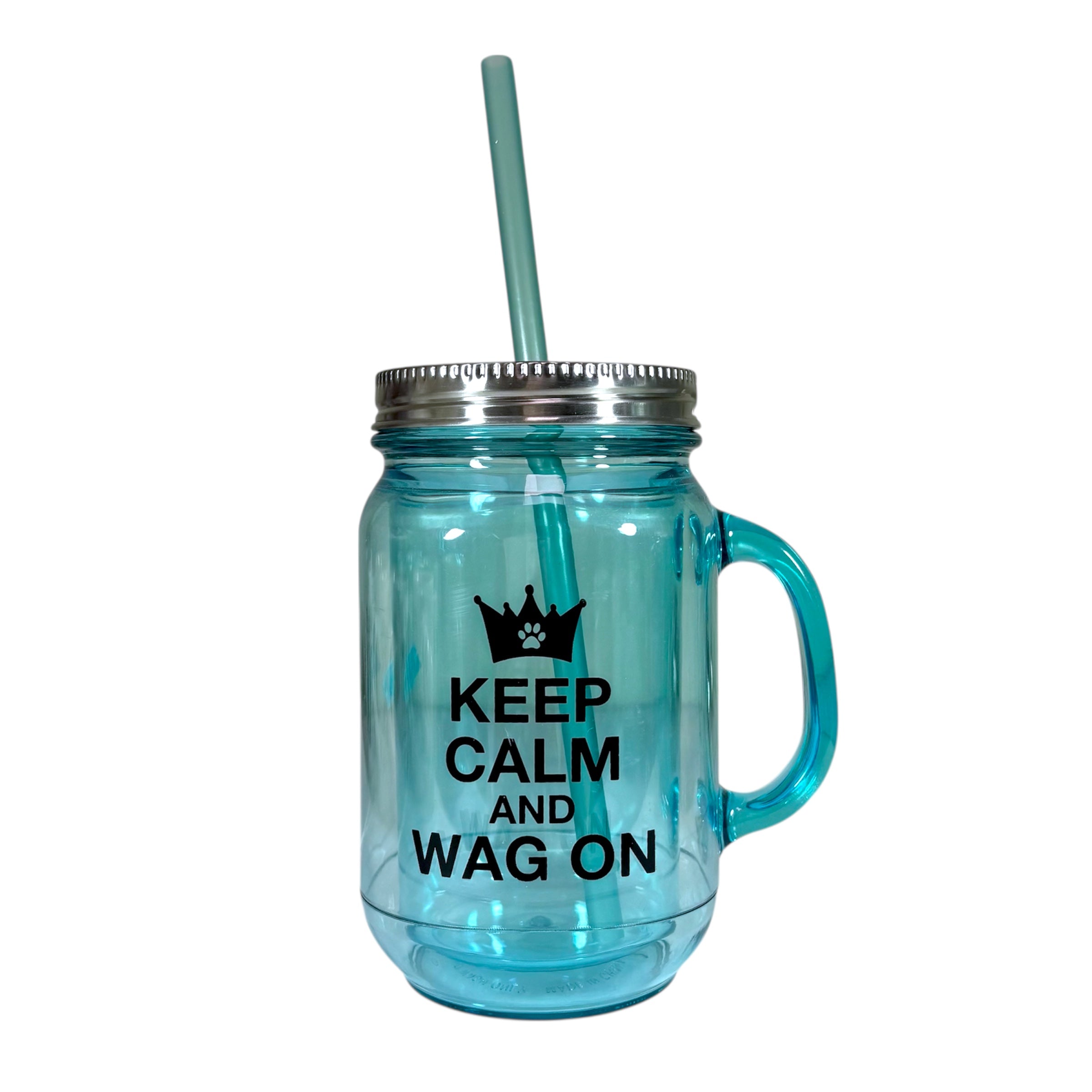 Mason Jar - Keep Calm And Wag On