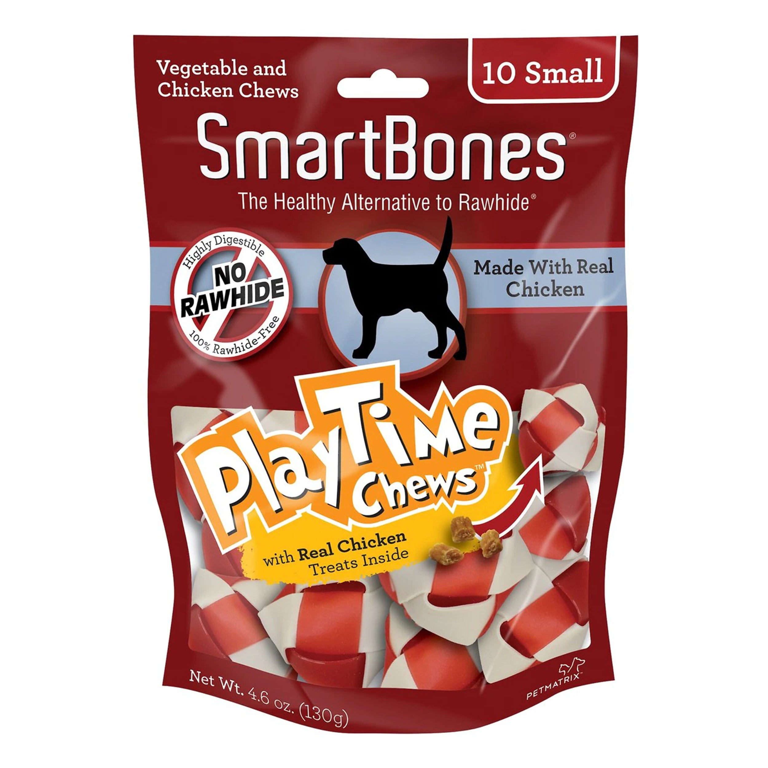 SmartBones Small PlayTime Chicken Chews Dog Treats, 10 Count
