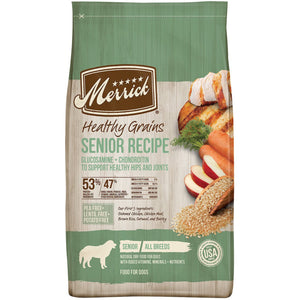 Merrick Healthy Grains Senior Recipe Dog Food, 4lb