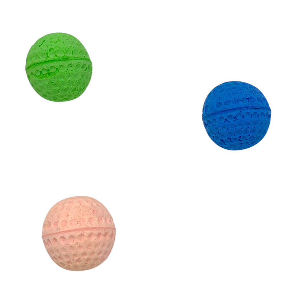 Sponge Soccer Ball Cat Toy, 2-in, 3-pack