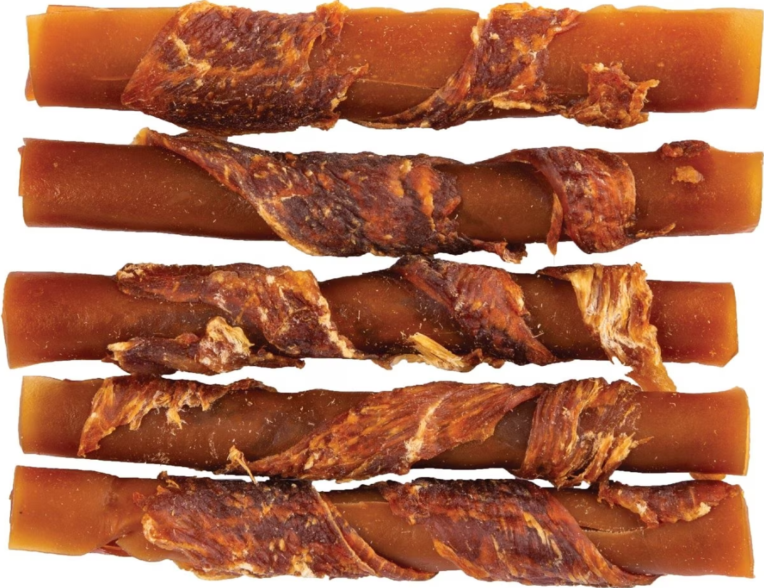 SmartBones Chicken Wrapped Sticks Peanut Butter Flavor Dog Treats, 8 Count