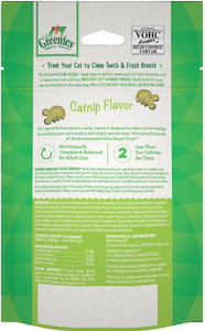 Greenies Feline Catnip Flavor Adult Cat Treats, 2.1 OZ