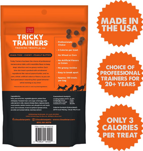 CLOUD STAR Dog Tricky Trainer Grain Free Chewy Peanut Butter 5OZ