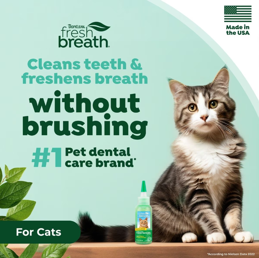 Fresh Breath Cat Clean Teeth Gel2OZ
