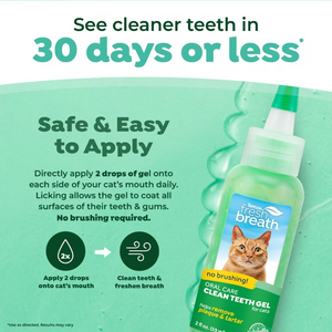 Fresh Breath Cat Clean Teeth Gel2OZ