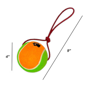 Large Tug Ball Tennis Ball Tough Dog Toy