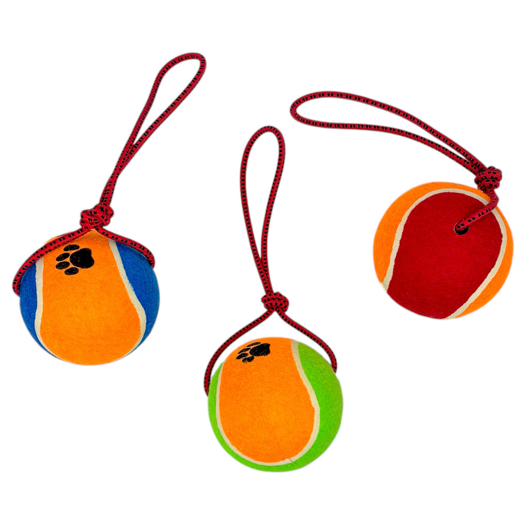 Large Tug Ball Tennis Ball Tough Dog Toy