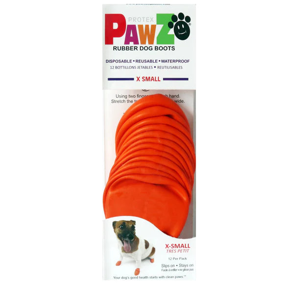 PAWZ Rubber Protective Dog Boots