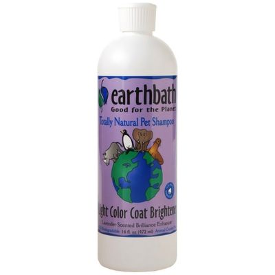 Earthbath Light Color Coat Brightening Lavender Dog & Cat Shampoo, 16-fl oz bottle