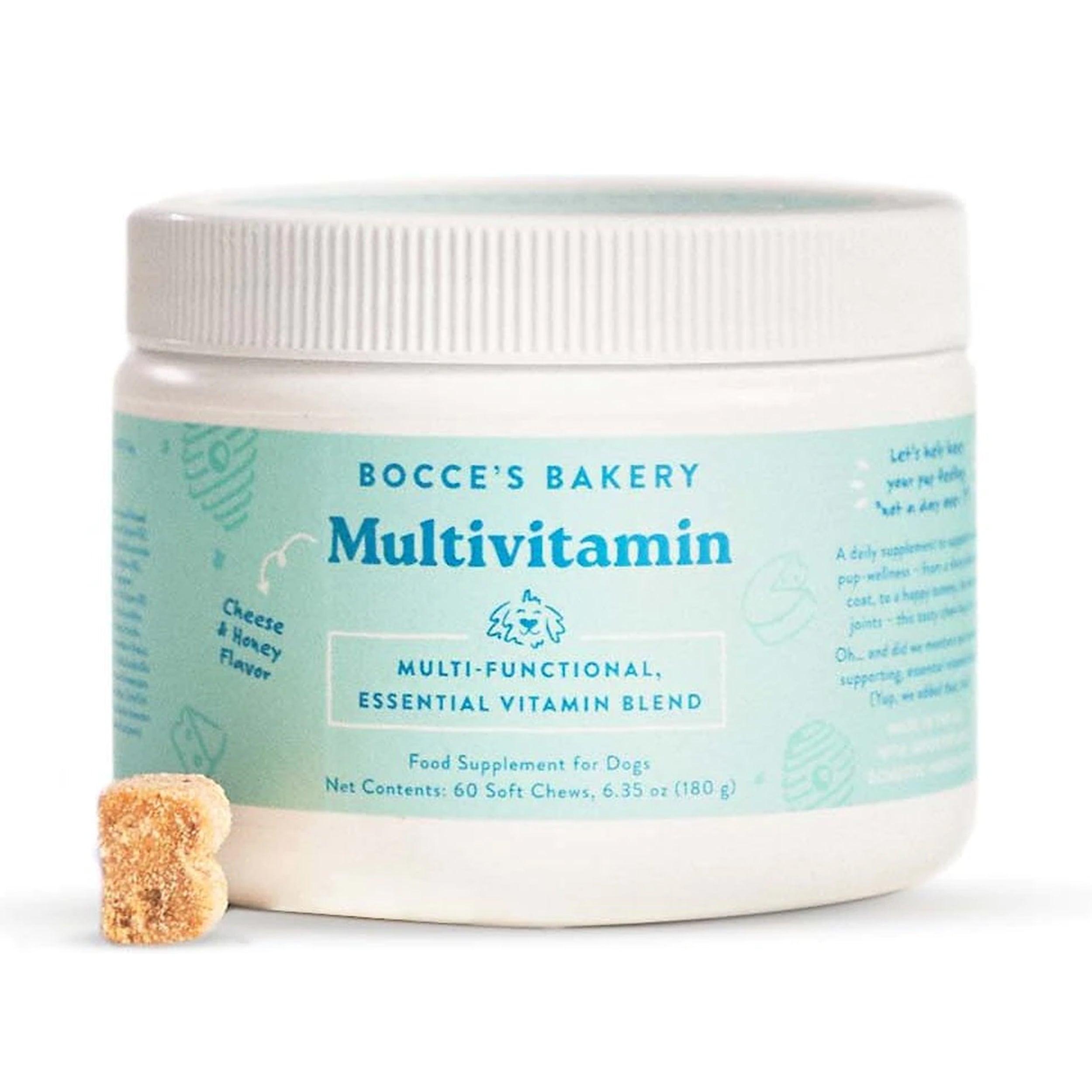 Bocce's Bakery Soft Chew Multivitamin for Dogs, 60 count