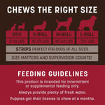 Load image into Gallery viewer, Earth Animal No-Hide Medium Rolls Long Lasting Natural Rawhide Alternative Beef Recipe Chew Dog Treats

