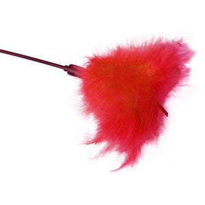 Puff Wand Enticing Feather Tickler Cat Toy