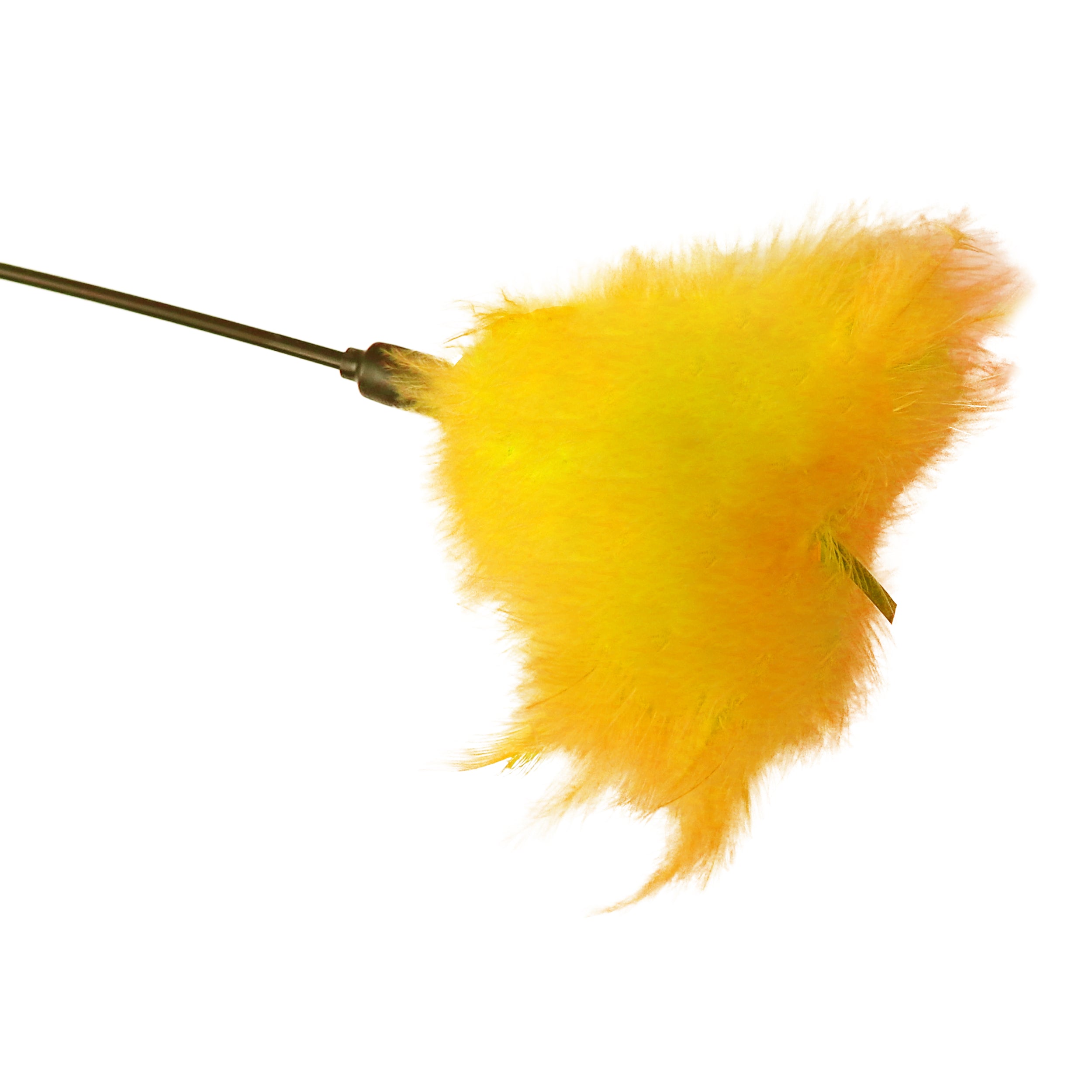 Puff Wand Enticing Feather Tickler Cat Toy