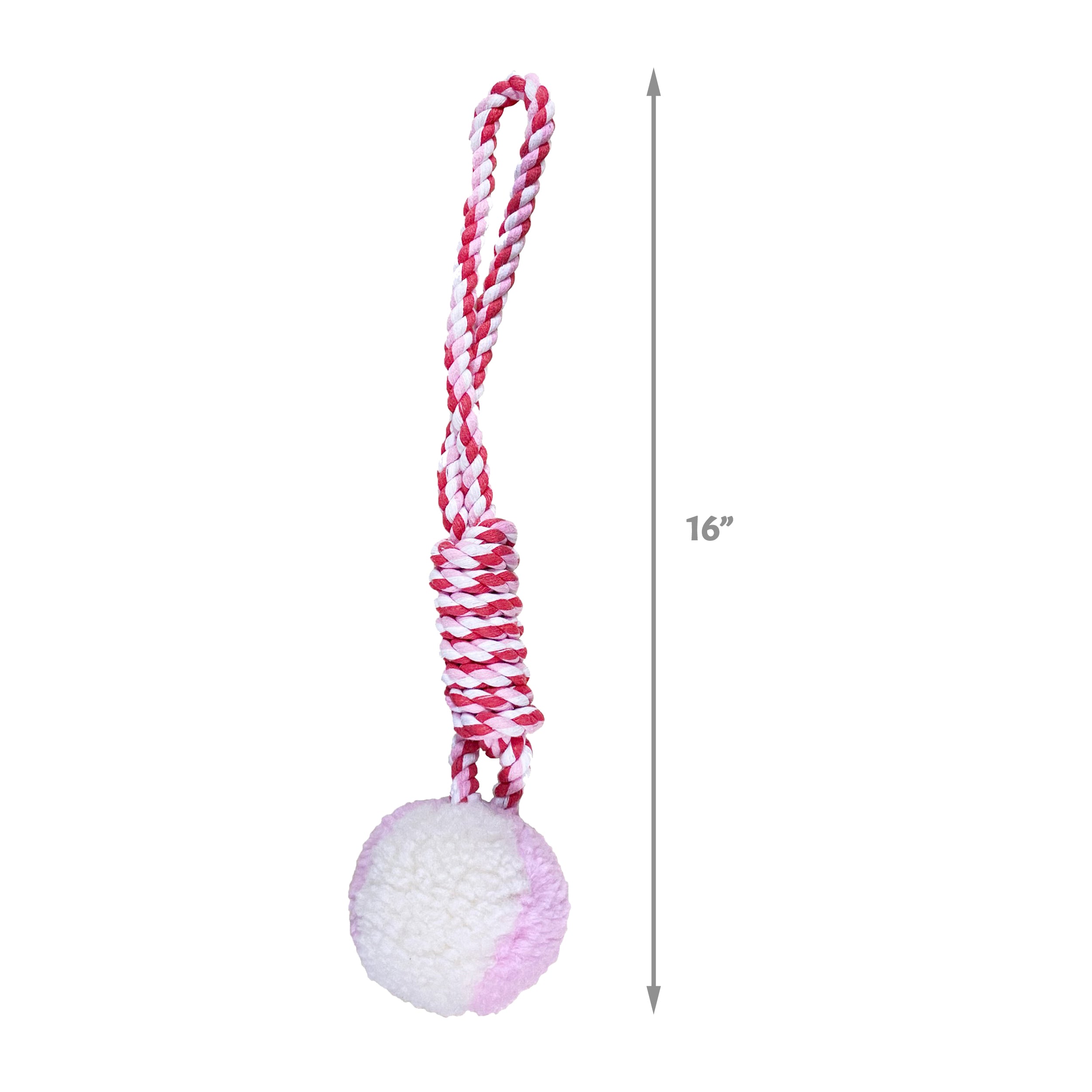 [Dog Toy] Sweethearts Tough Braided Cotton Rope Tug