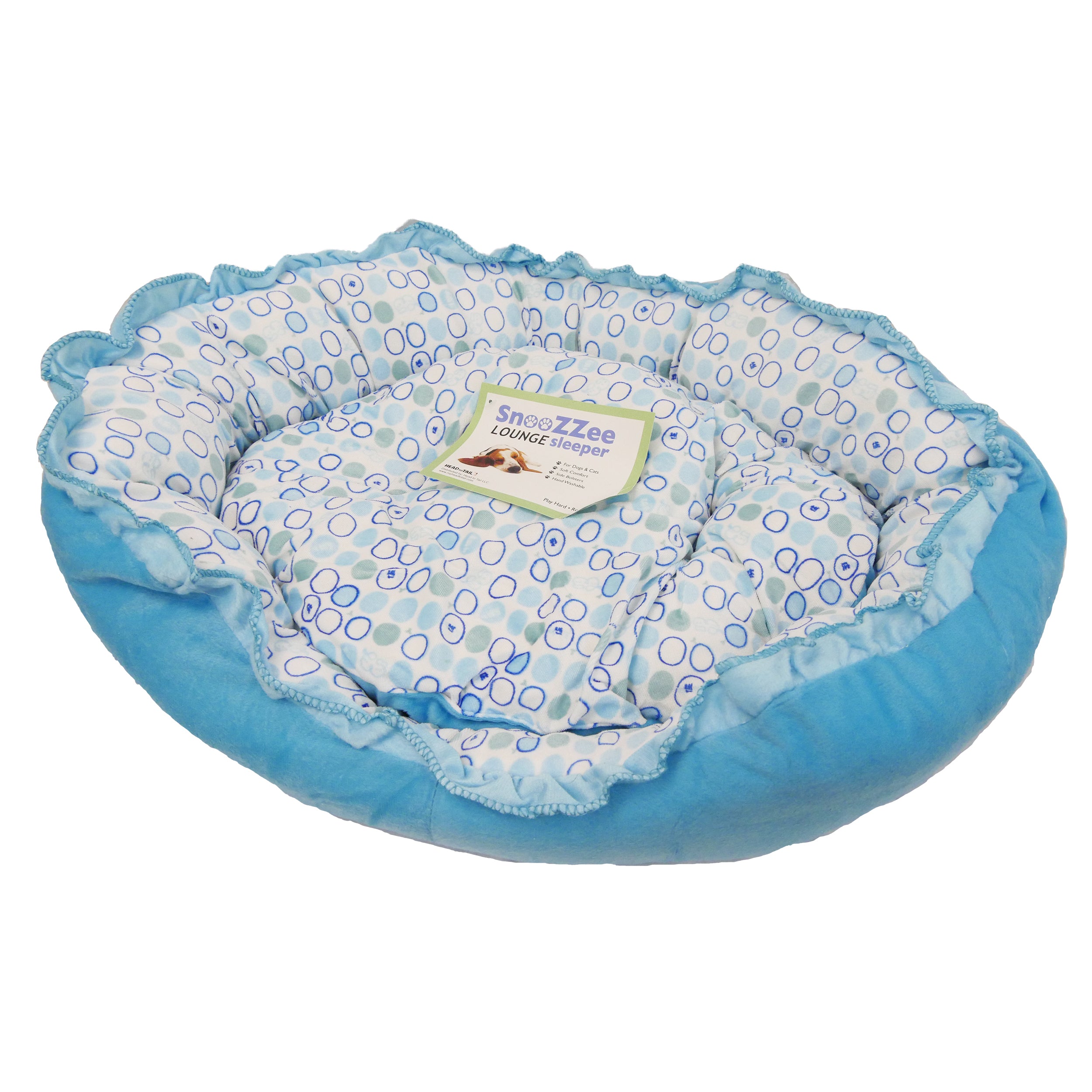 [Dog bed] 3-color Patterned Cushioned Pet Beds