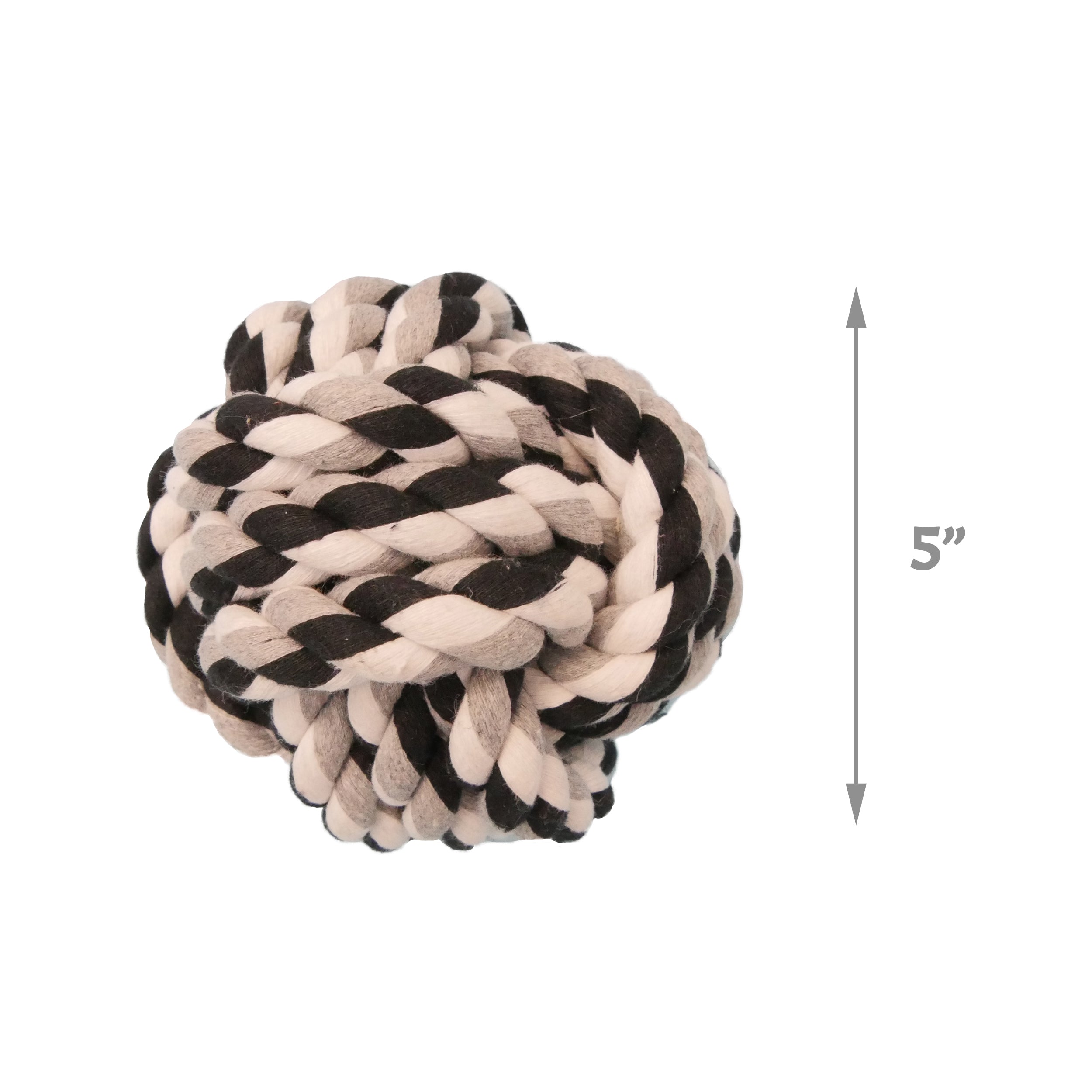 [Dog toy] 3-Sizes Cotton Braided Fist Knot Ball