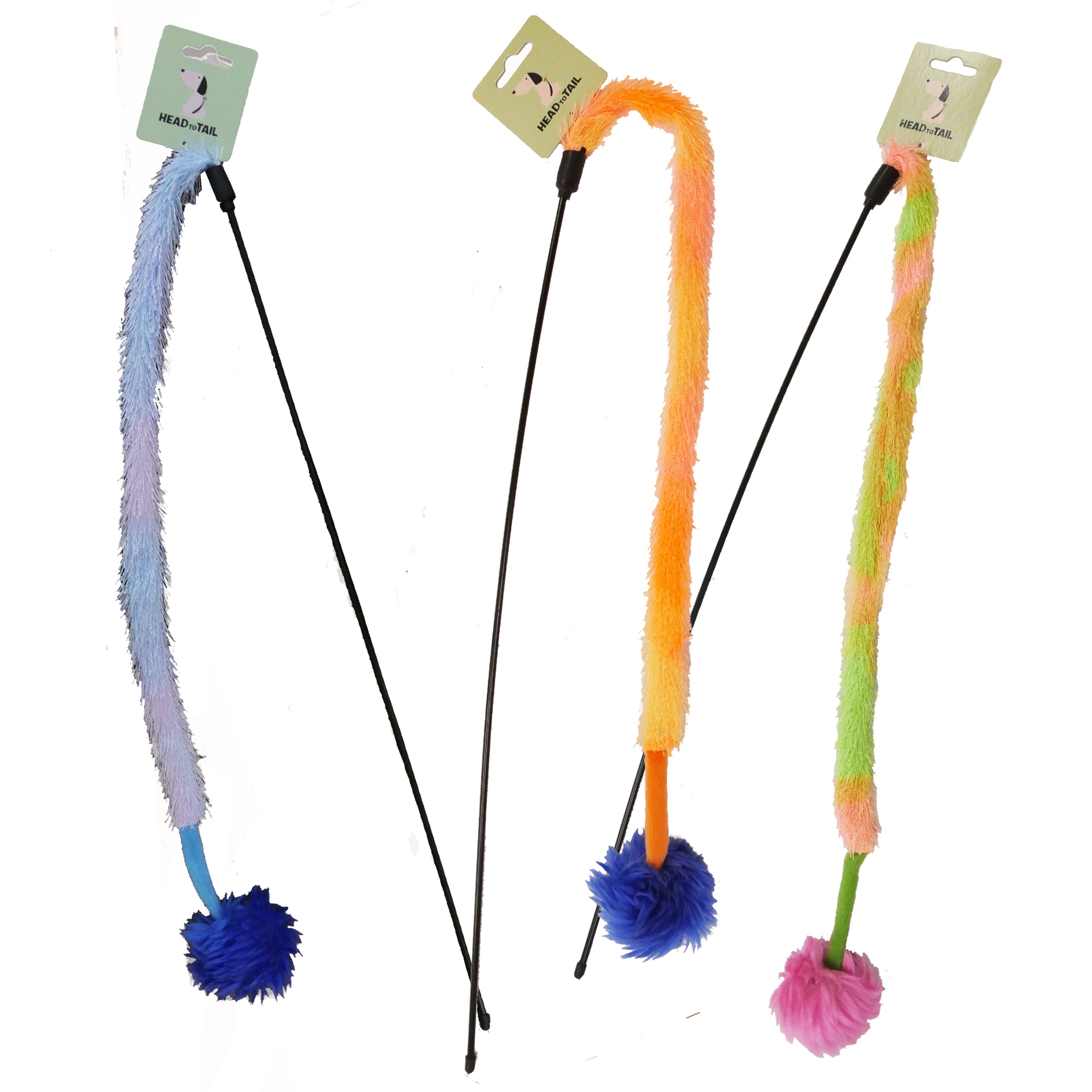 [Cat toy] 3-color Fluffy Wand