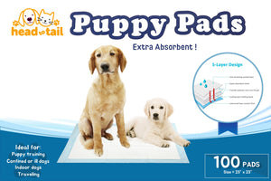 Head to Tail Puppy Training Pads 100ct
