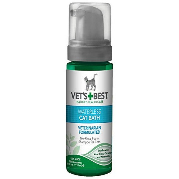 Vet'S Best Waterless Cat Bath, 4Oz Bottle