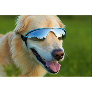 Blue Gradient With Smoke Lenses K9 Optix Rubber Sunglasses For Dog, S