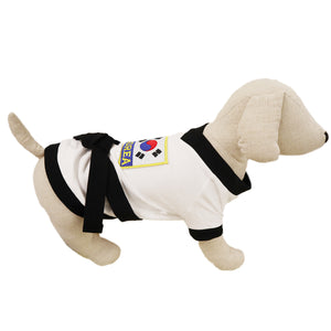 Taekwondo Master of the Arts Funny Dog Costume