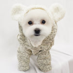 Load image into Gallery viewer, Cute Grey Bear Full body knitted Sweater for Small dogs
