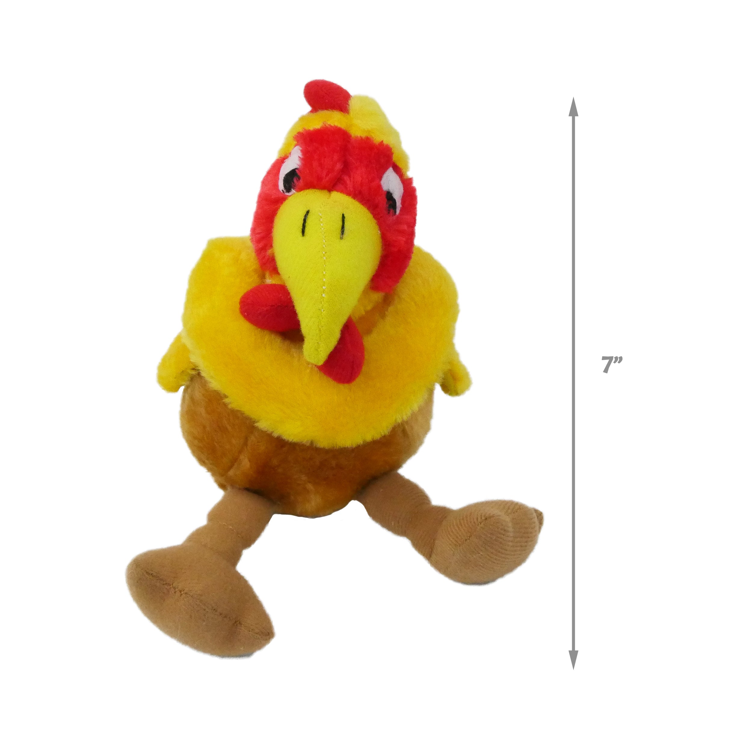 [Dog toy] plush chicken with realistic animal sound