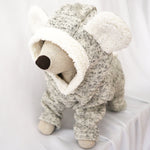 Load image into Gallery viewer, Cute Grey Bear Full body knitted Sweater for Small dogs
