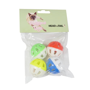 4-Piece For Cats Jingling Balls [Buy 1 Get 1 Free]
