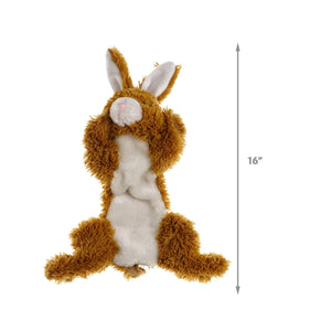 No Stuffing Squeaky Soft Rabbit Dog Toy 16''