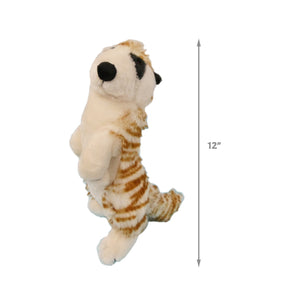 Plush Standing Meerkat Dog Toy 12''