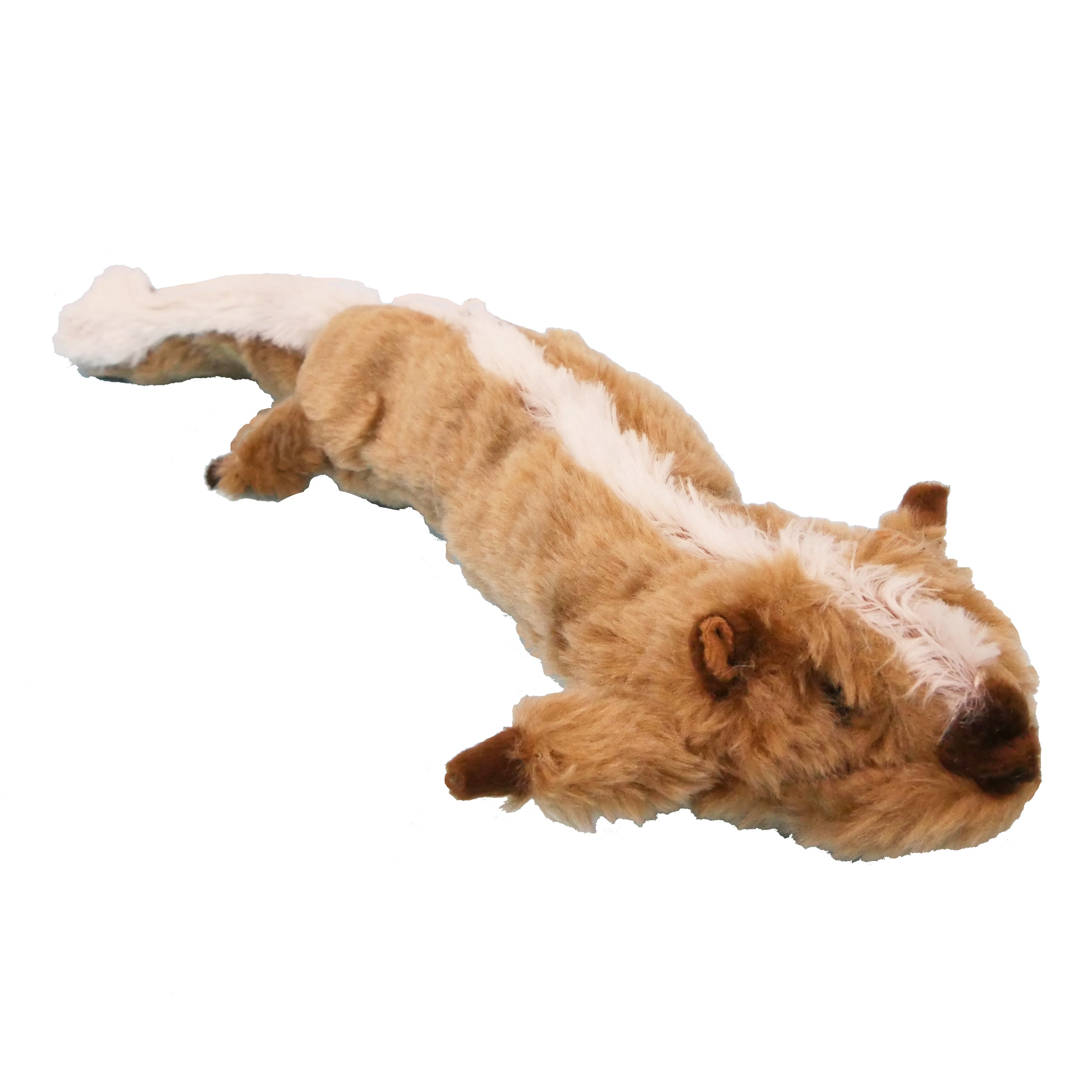 Large Stuffed Weasel Plush Dog Toy