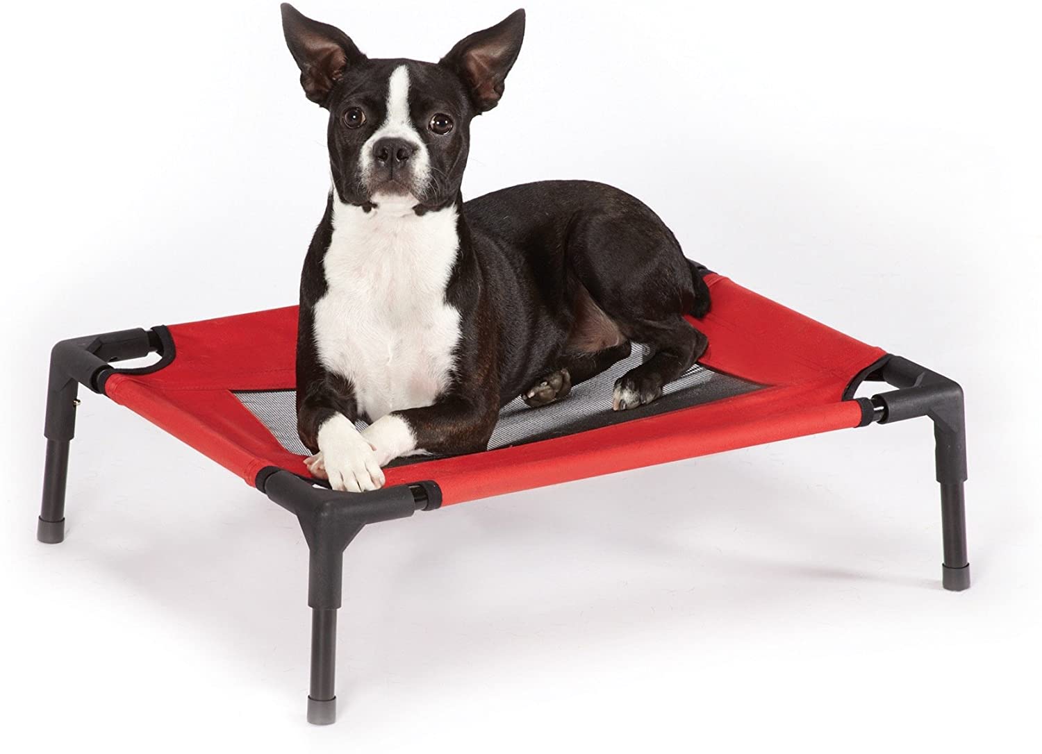 3 Size Crimson Pet Cot With Mesh Panel