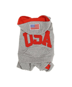 Hooded USA Sweaters for Dogs