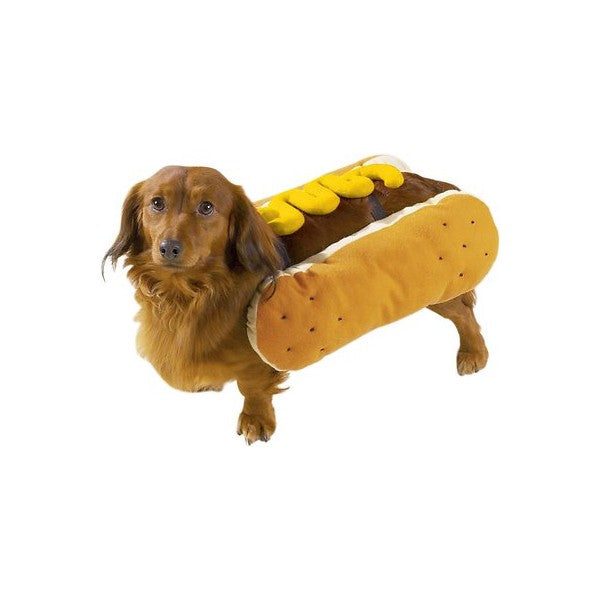 Casual Canine Hot Diggity Ketchup Dog Costume S