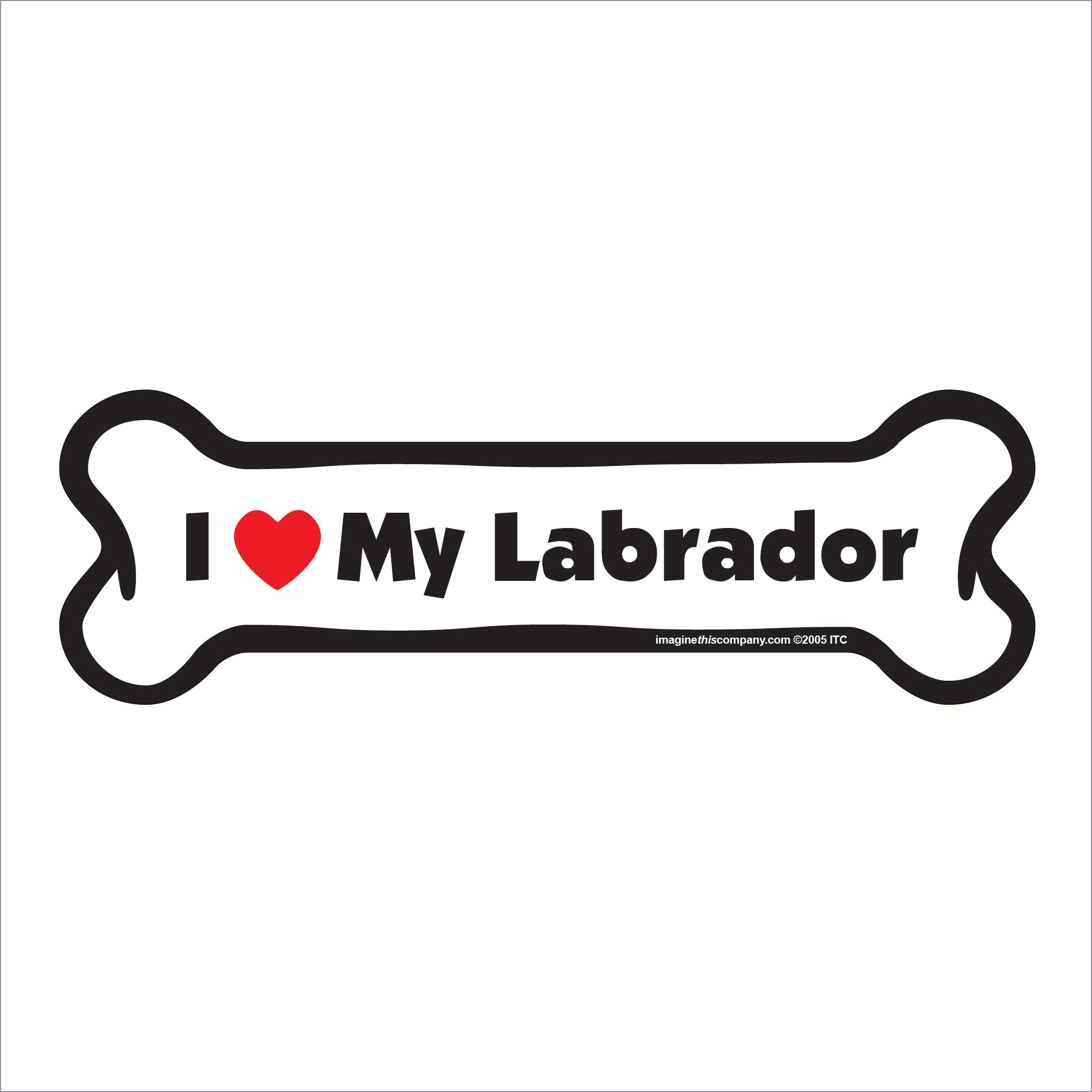 Labrador Bone Magnet
