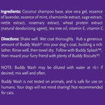 Load image into Gallery viewer, Buddy Wash Lavender &amp; Mint 2in1 Shampoo and Conditioner 16 fl oz for dogs Fresh and Clean Coat Softener  Description Specially Formulated to Clean and Moisturize dogs coat and creates soothingbath experience and calming scent Ingredients and directions 
