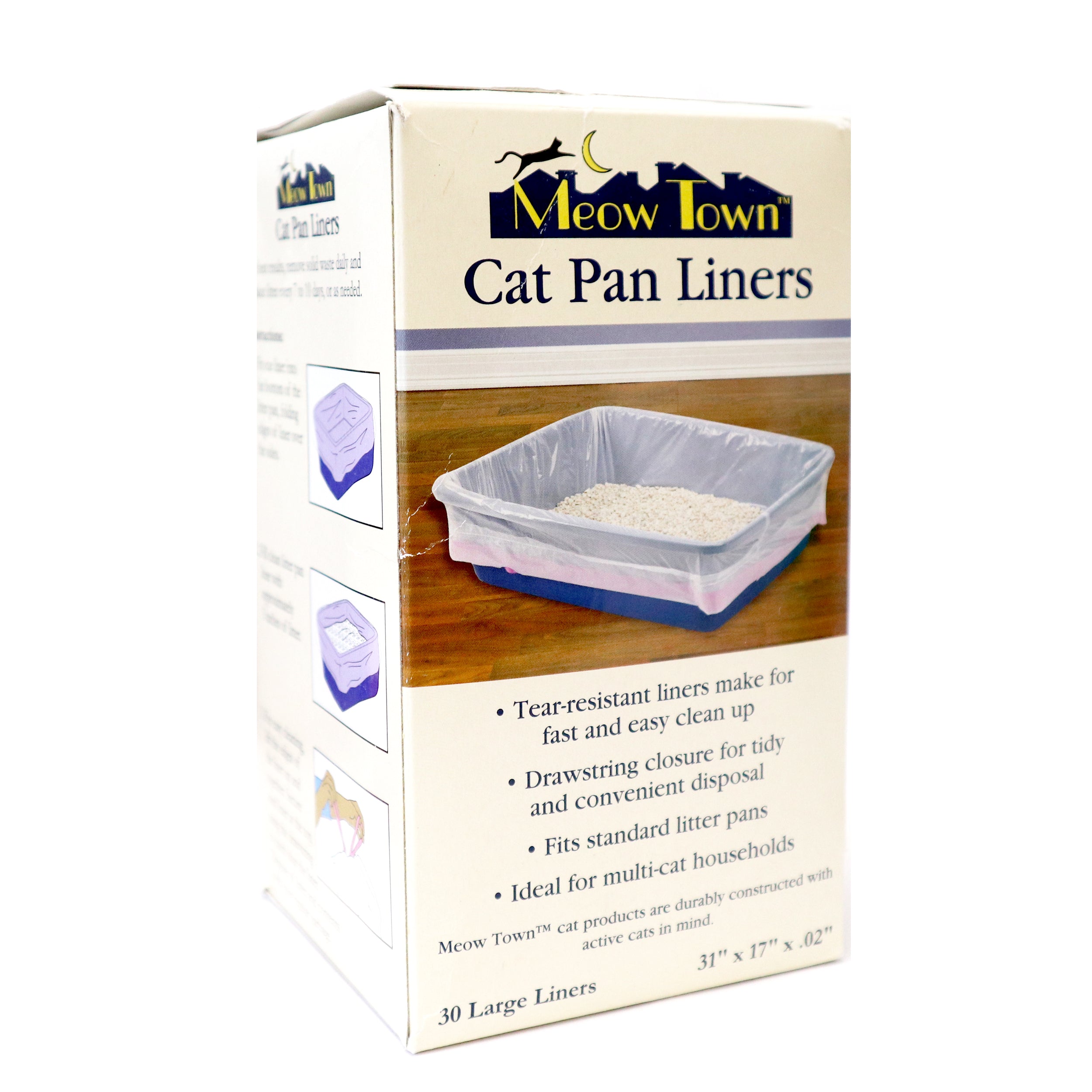 Meow Town Cat Pan Liners