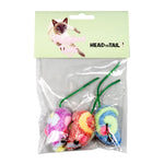 Load image into Gallery viewer, 3-Piece Plush Multi-Colored Mice [Buy 1 Get 1 Free]
